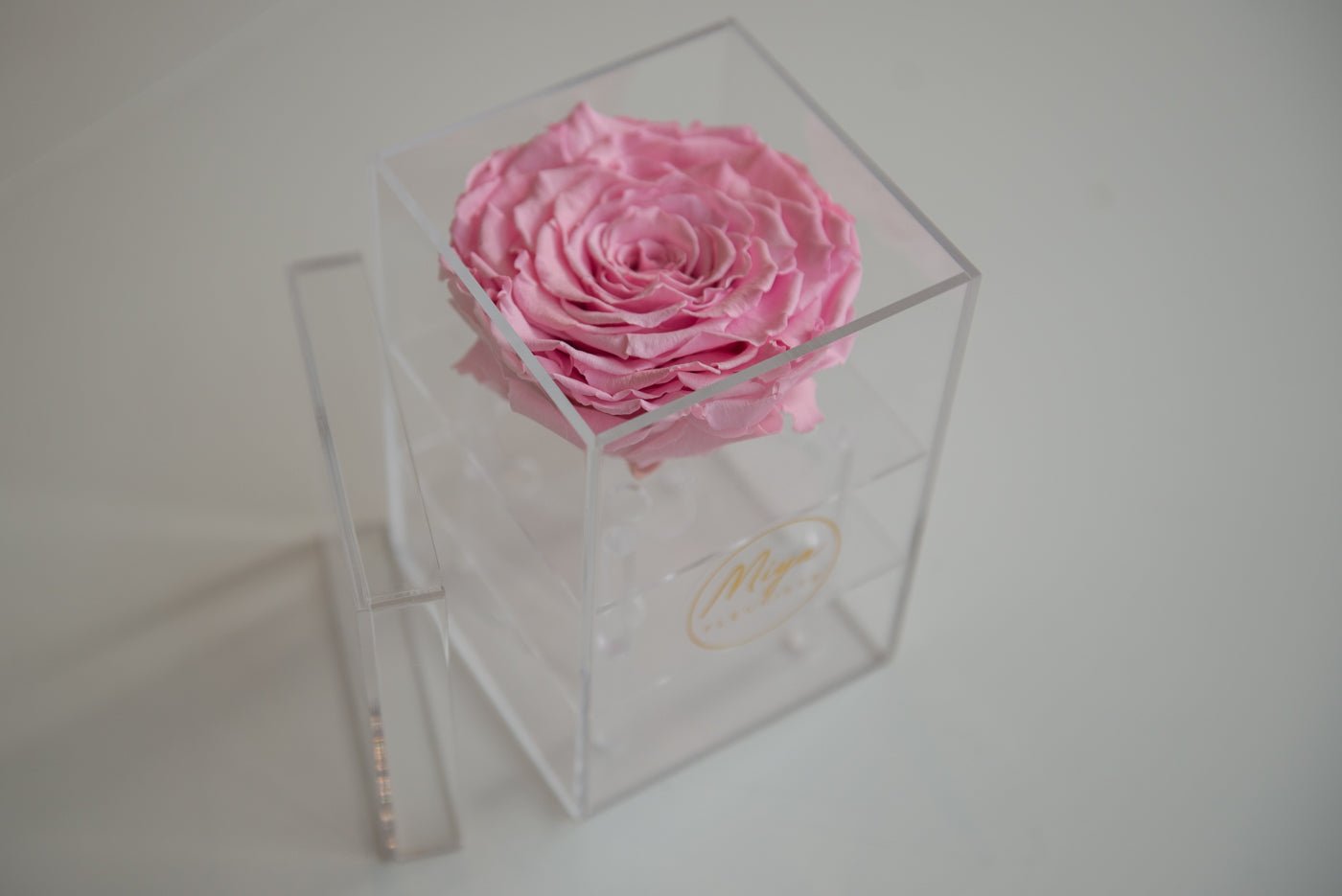 Single acrylic box - Miya Fleuriste - samedaydelivery