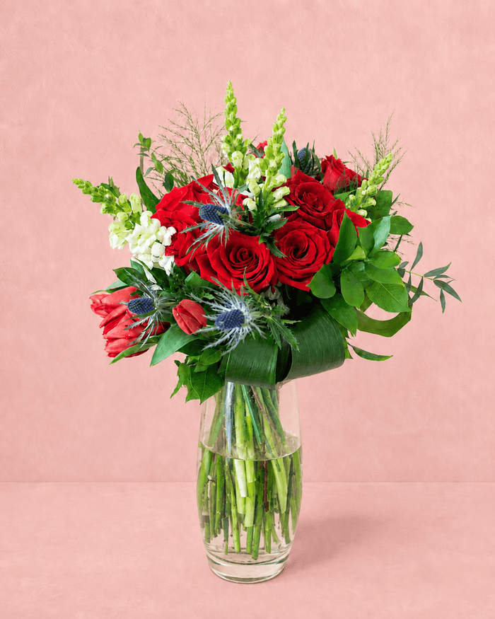 Red Romance Bouquet - Miya Fleuriste - samedaydelivery