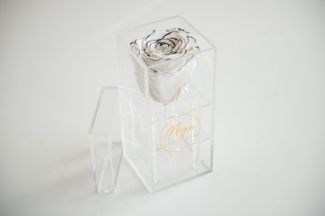 Single acrylic box - Miya Fleuriste - samedaydelivery