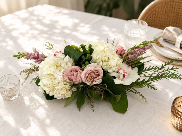 Fresh Table Flower Arrangement fresh flower arrangement
